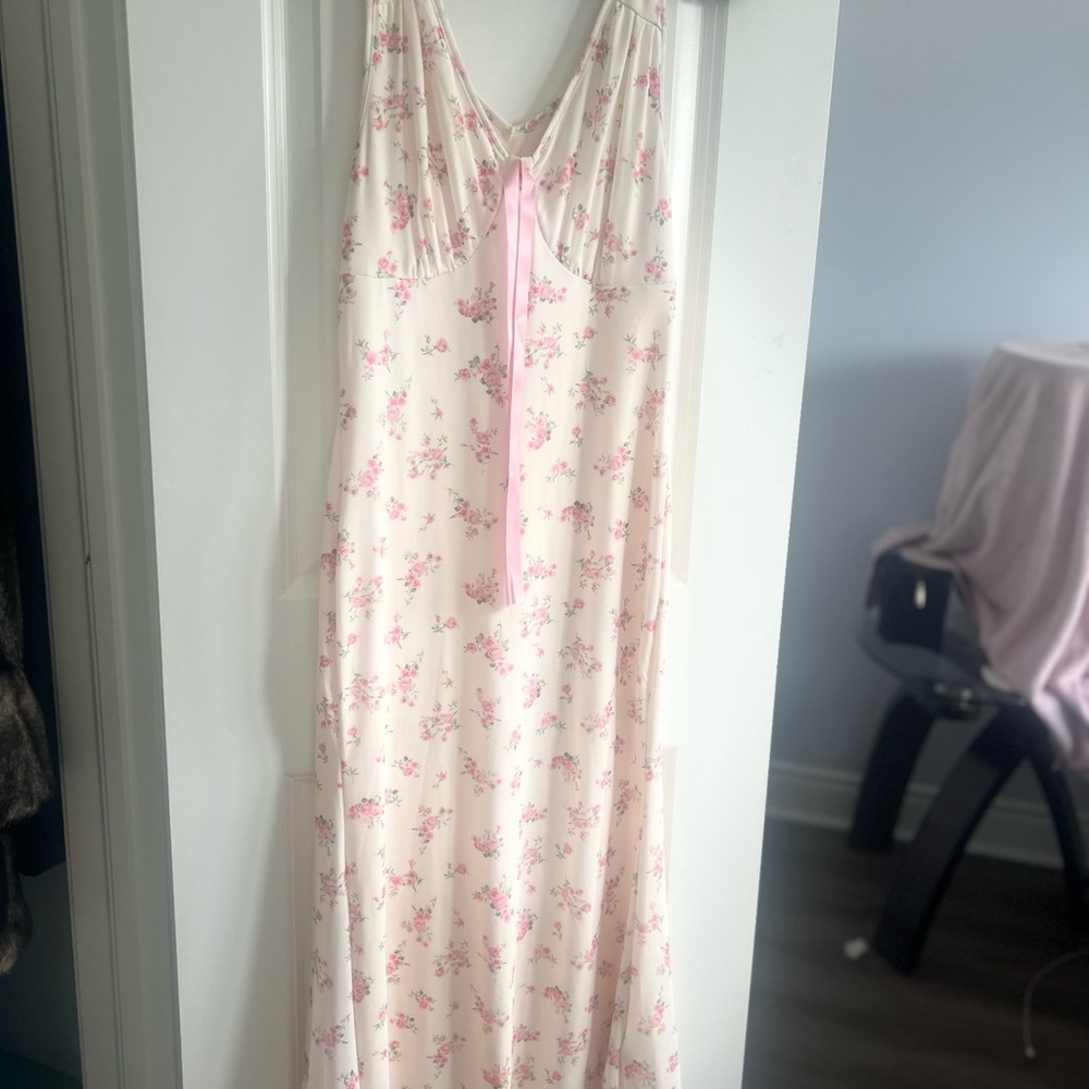 Floral Pink DRESS $20 vintage style